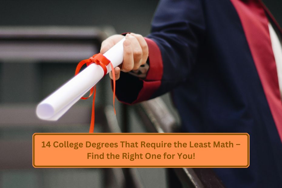 14 College Degrees That Require the Least Math – Find the Right One for You!